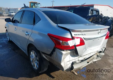 2017 Nissan Sentra S из США, поврежденный, VIN 3N1AB7AP1HY410166